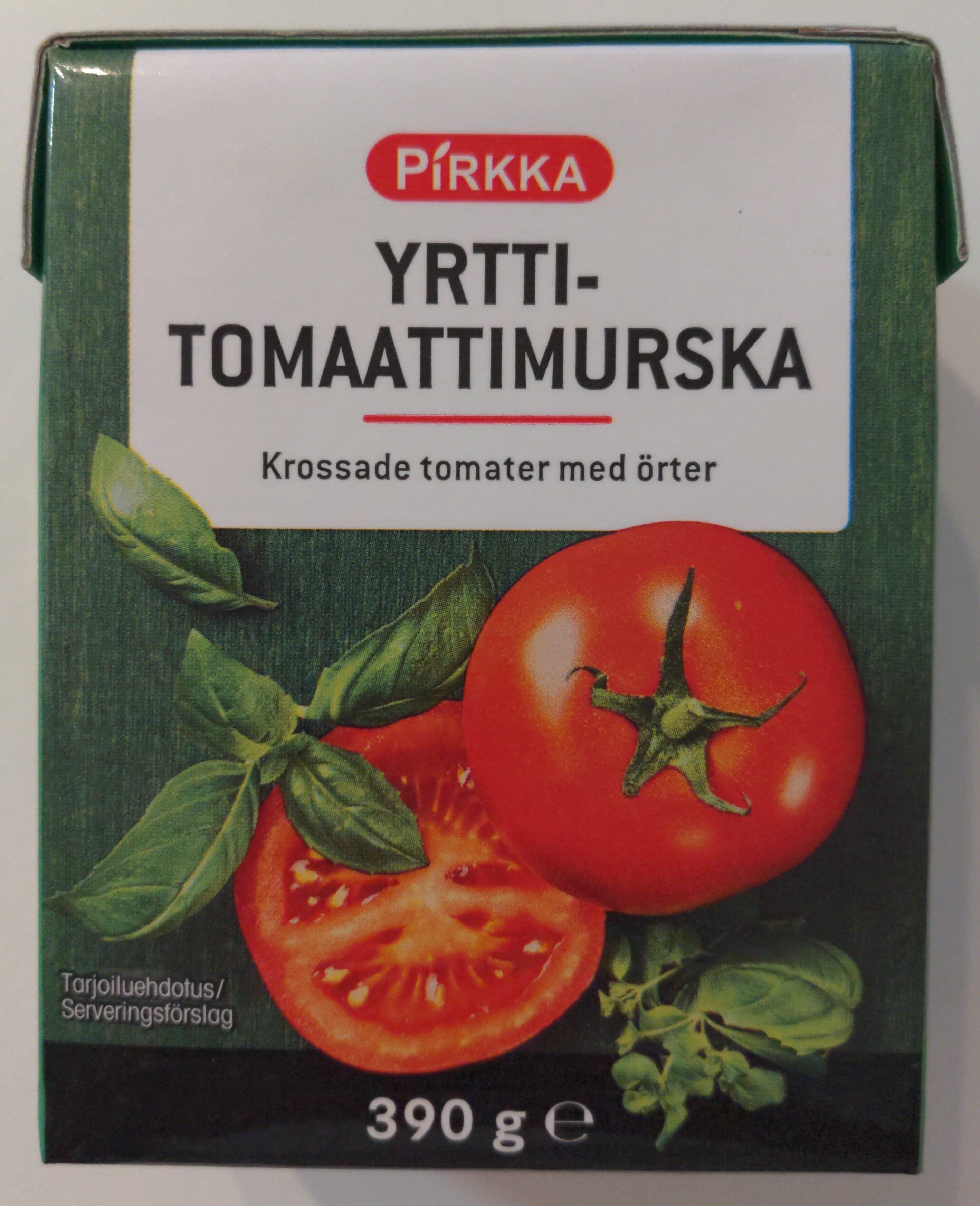 Pirkka Yrtti-Tomaattimurska packshot