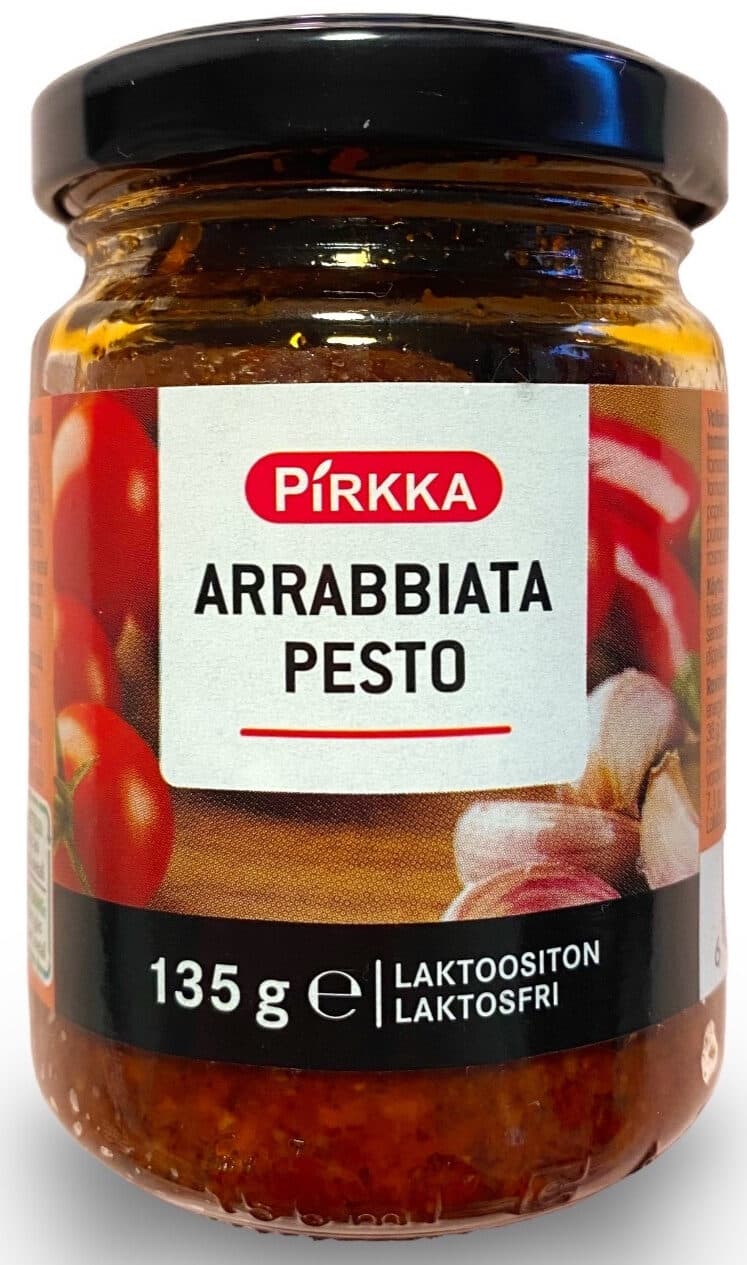 Pirkka Arrabbiata Pesto packshot