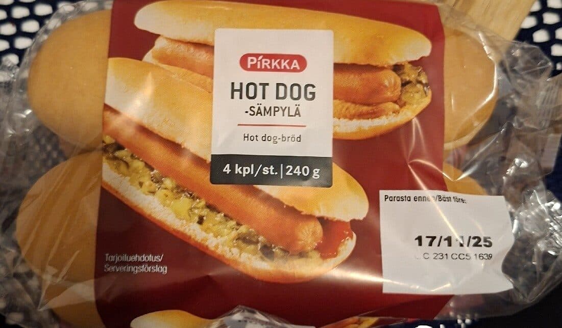 Pirkka Hot Dog packshot