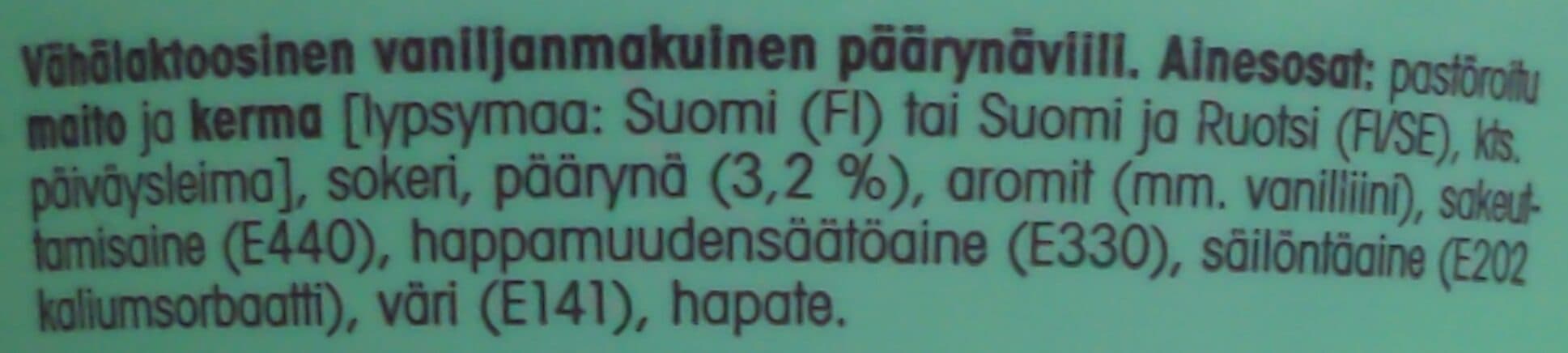 Pirkka Vaniljanmakuinen päärynäviili packshot