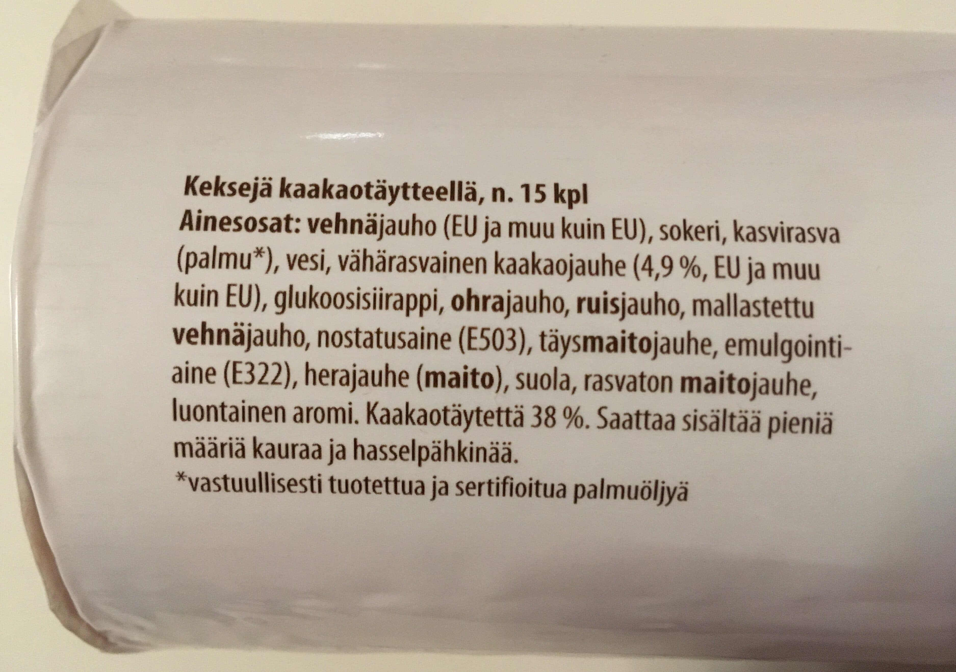 K-Menu Kaakaotäytekeksi packshot
