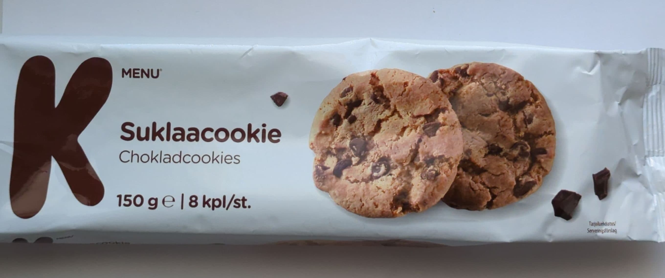 K-menu Suklaacookie packshot