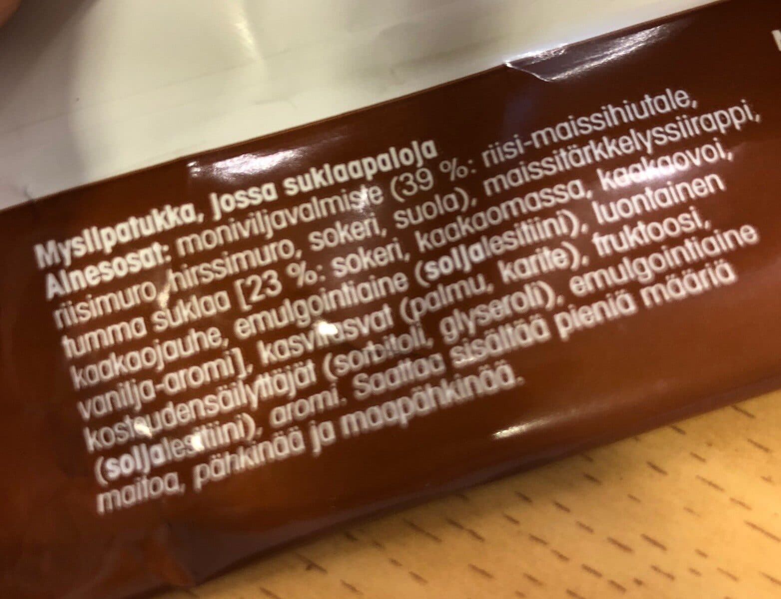 Pirkka Suklainen Myslipatukka packshot
