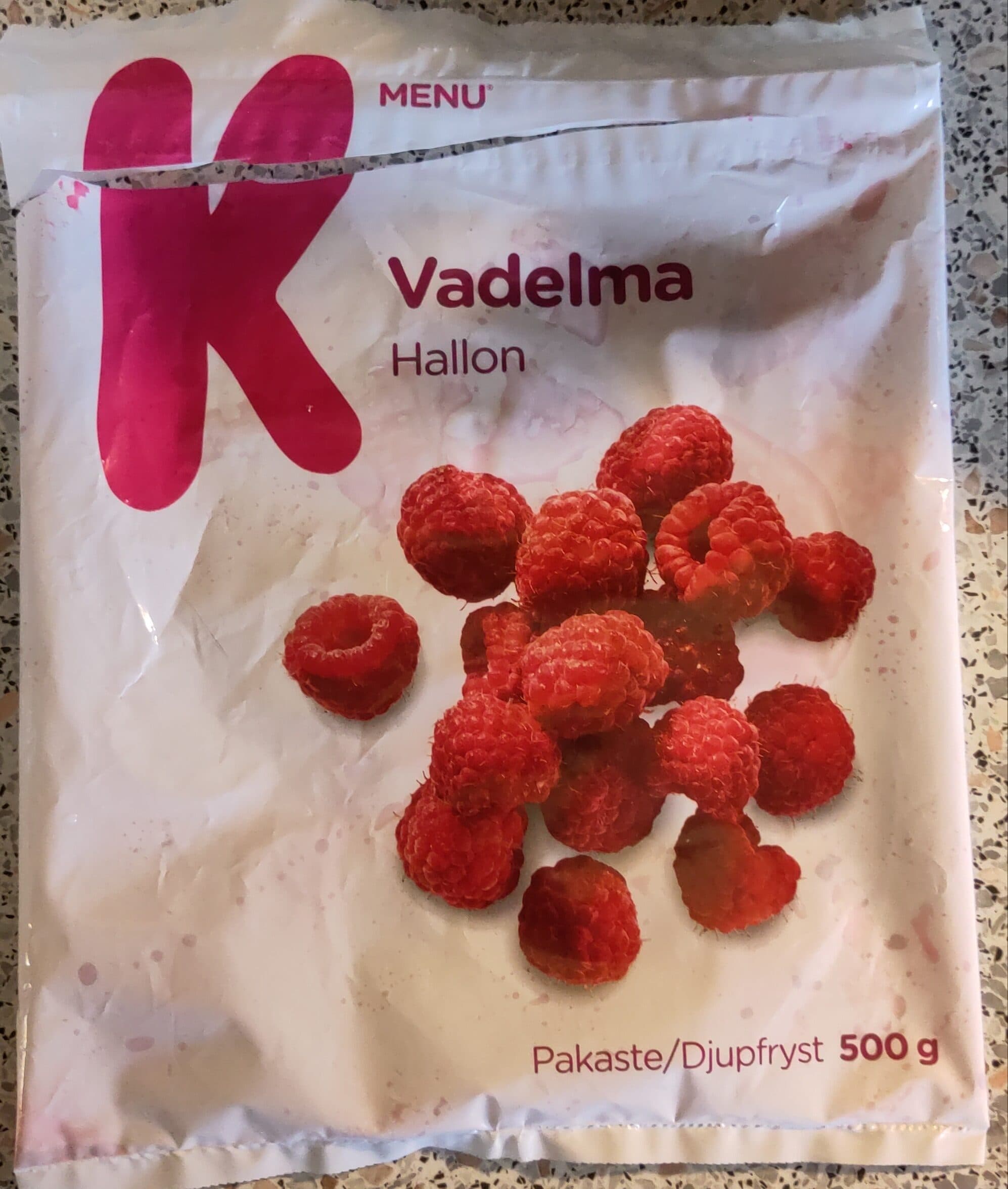 K-menu Vadelma packshot