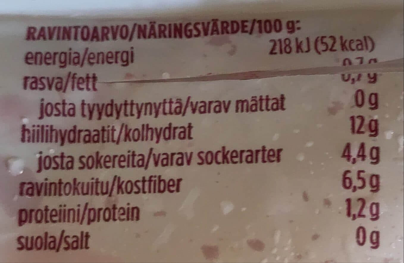 K-menu Vadelma packshot