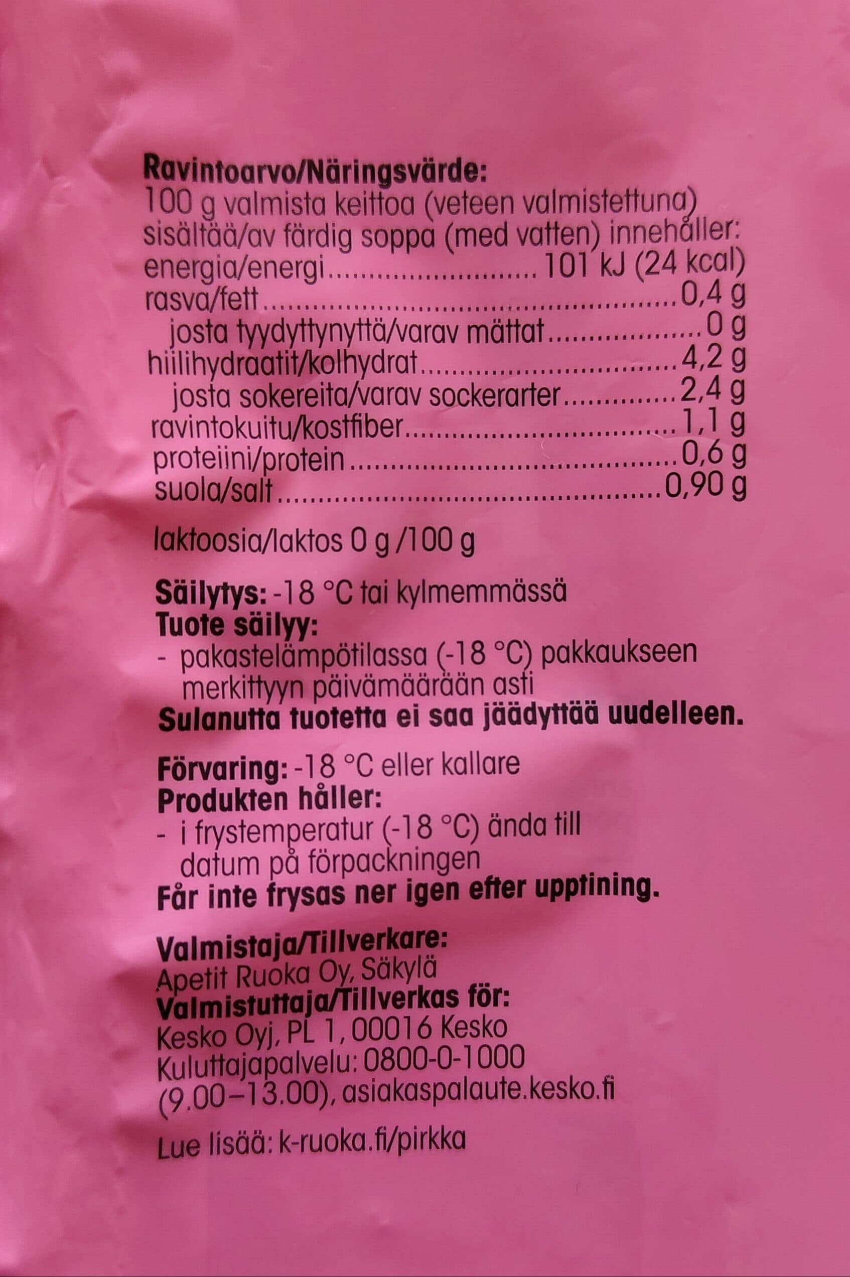 Pirkka Borschtsch packshot