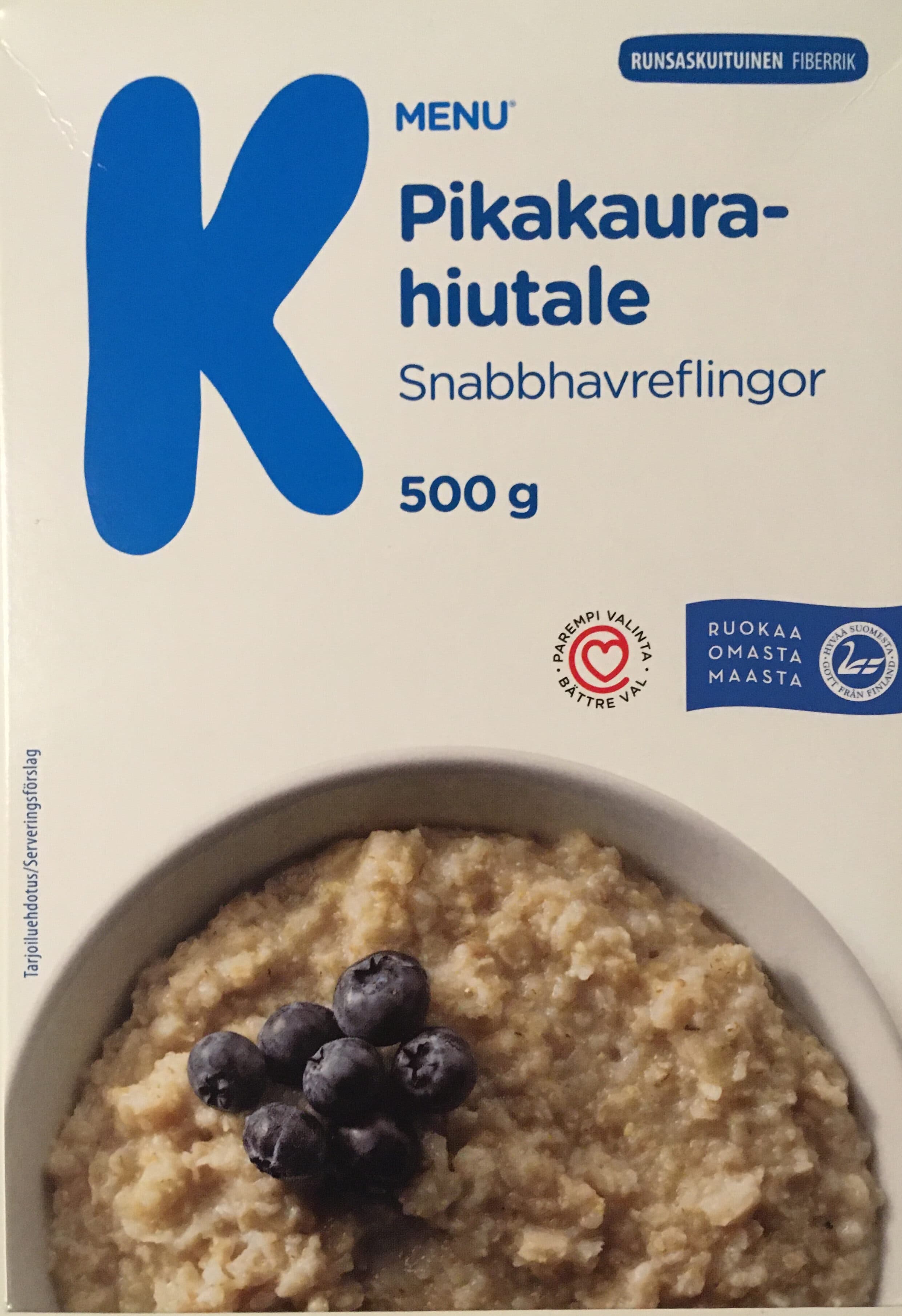 K-Menu Pikakaurahiutale packshot