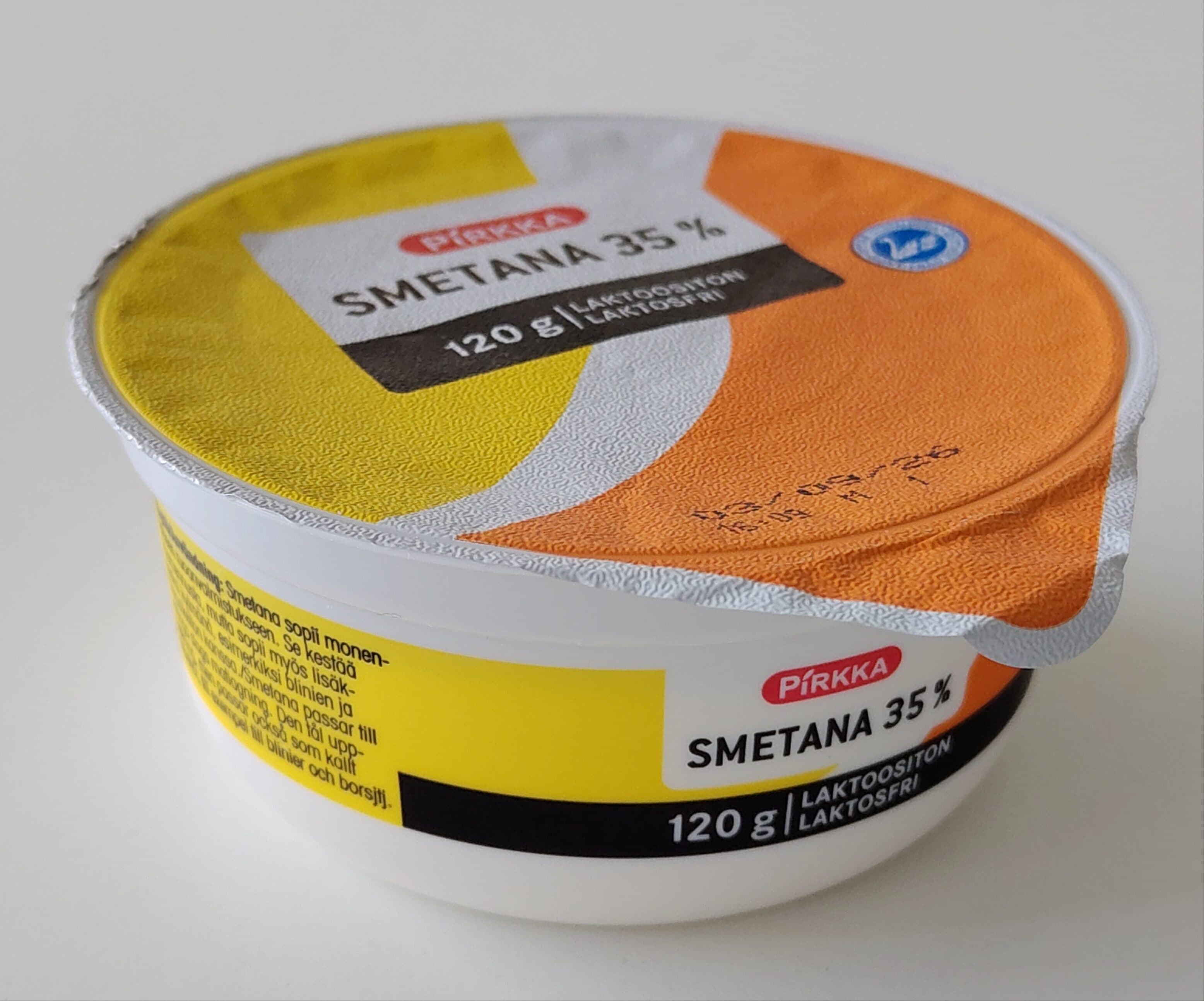 Pirkka Smetana 35% packshot