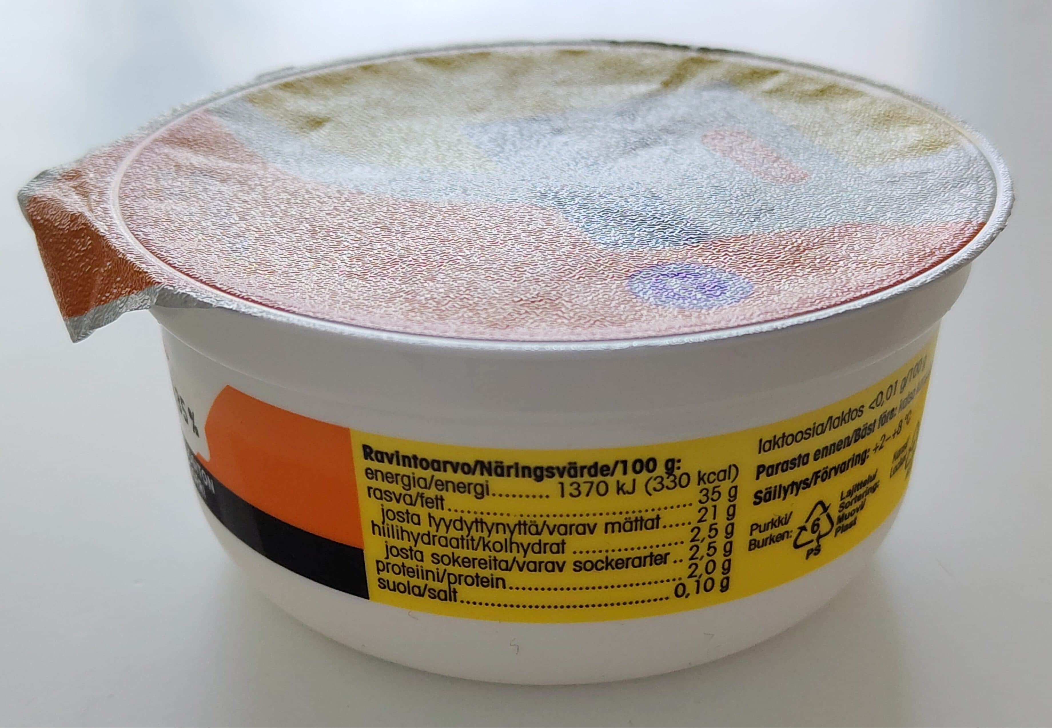 Pirkka Smetana 35% packshot