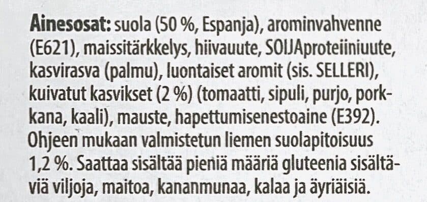 K-Menu Kasvisliemivalmiste packshot