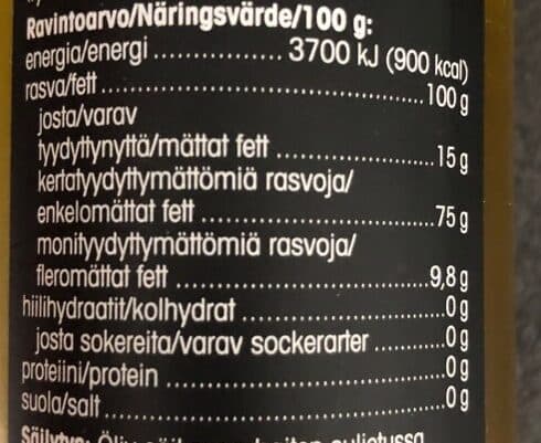 Pirkka Ekstra-neitsytoliiviöljy Tryffeli packshot