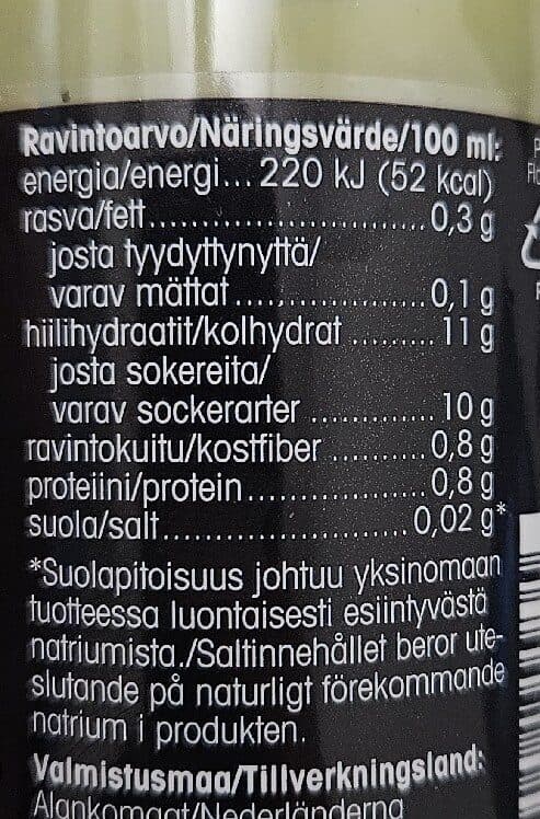 Pirkka Green Smoothie packshot