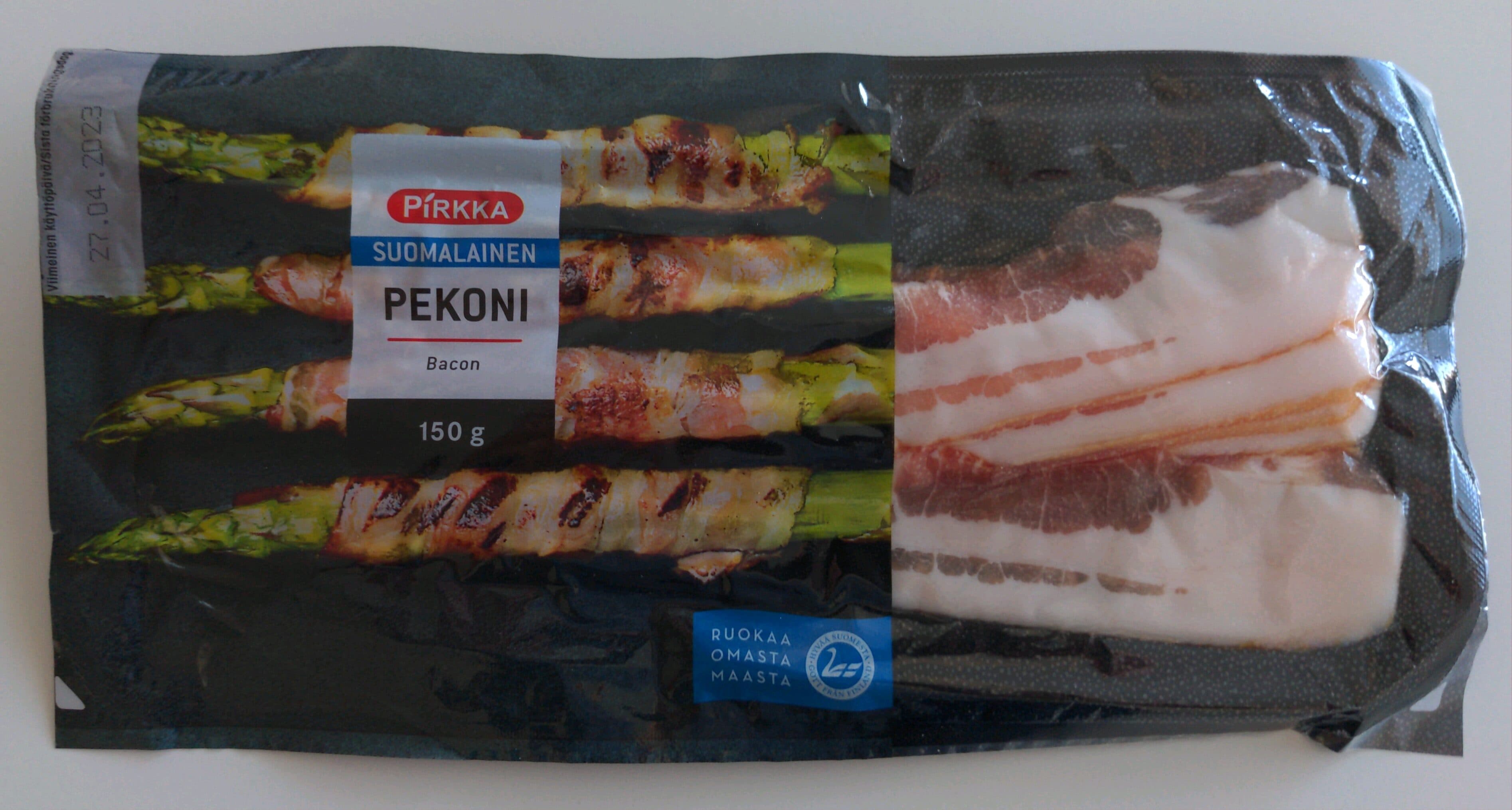 Pirkka Suomalainen Pekoni packshot