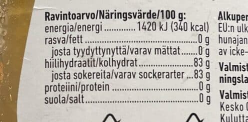 Pirkka luomu Juokseva Hunaja packshot