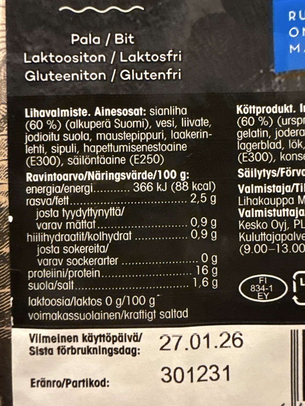 Pirkka Parhaat Maalaishyytelö packshot