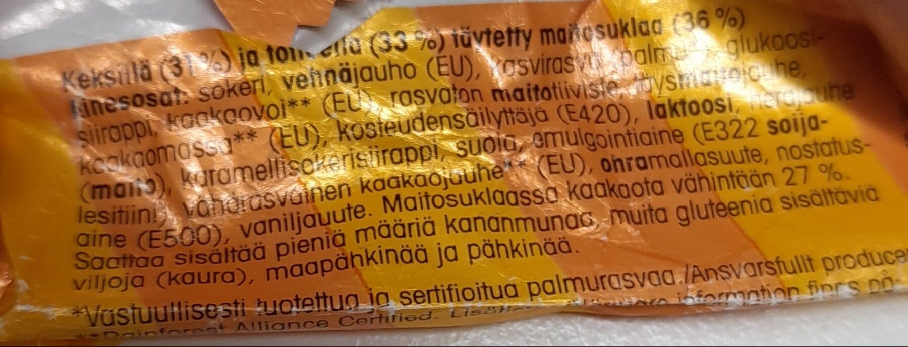Pirkka Keksi-toffesuklaa packshot