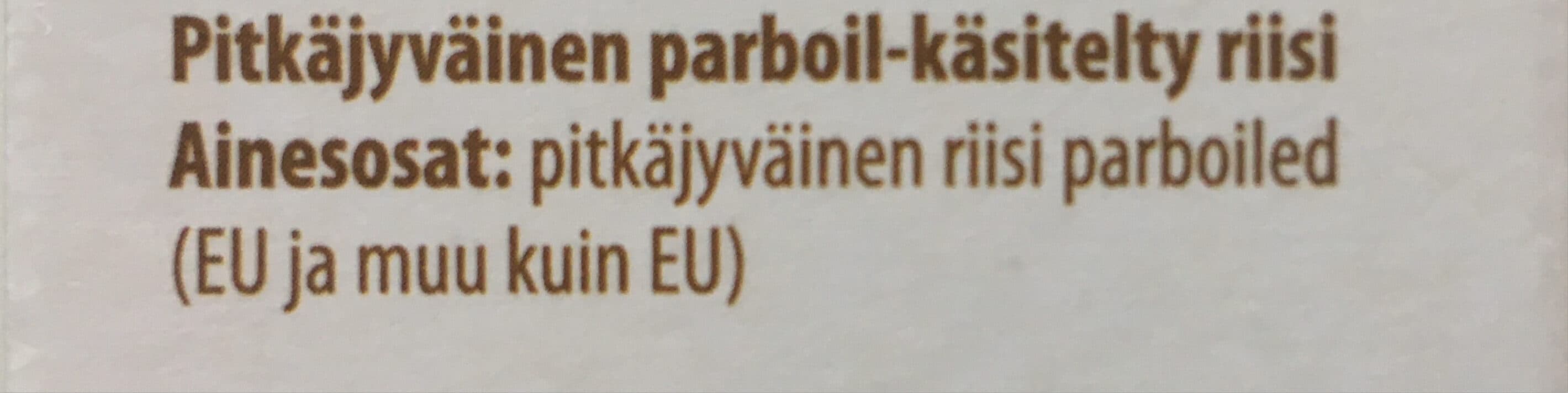 K-Menu Pitkäjyväinen riisi packshot
