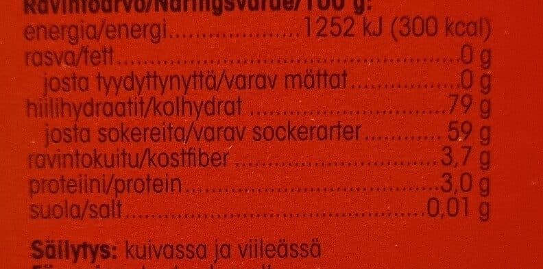 Pirkka Kalifornialaiset Rusinat packshot