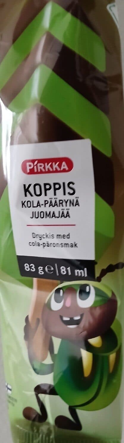 Pirkka Koppis Kola-Päärynä Juomajää packshot