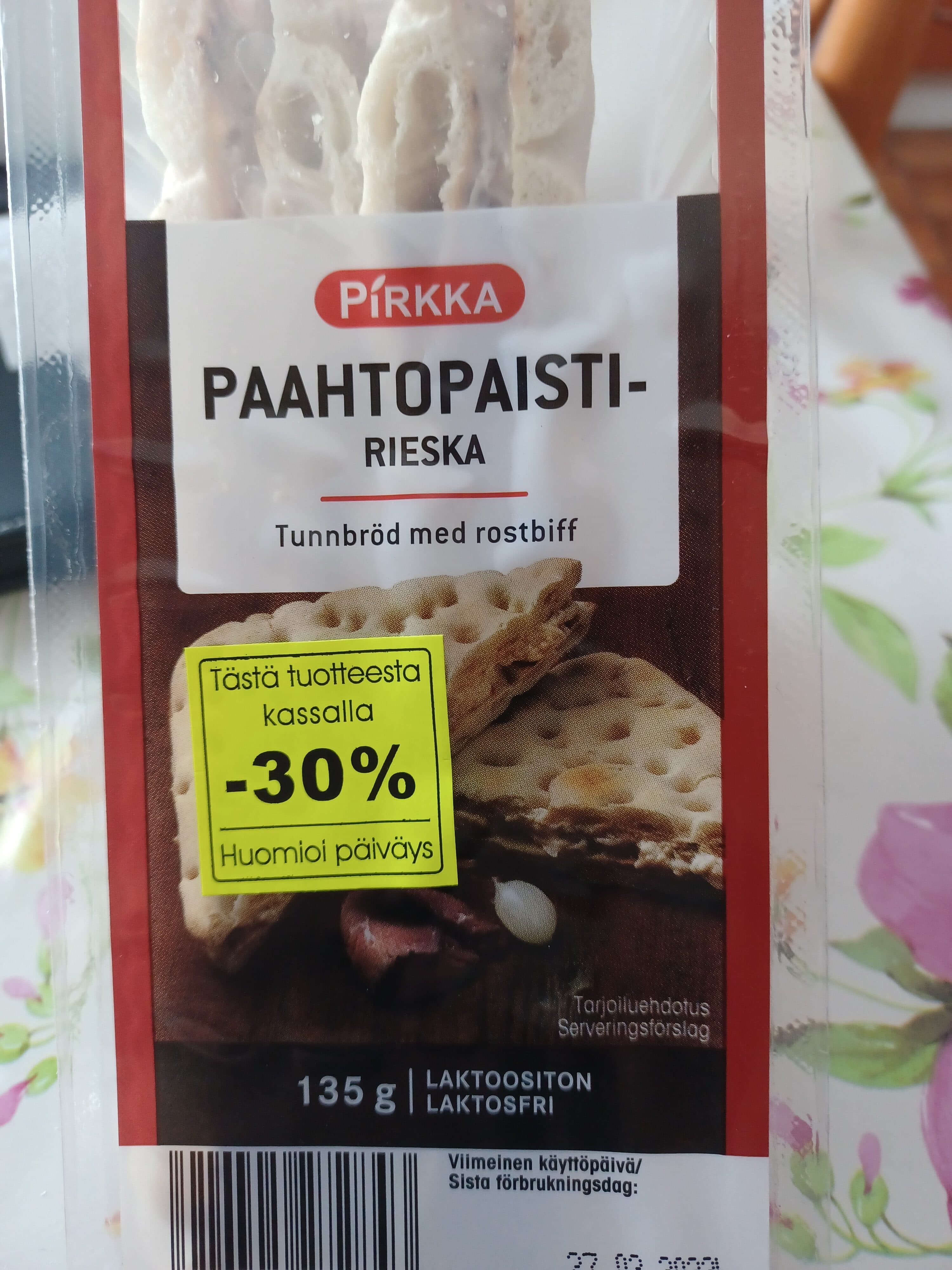 Pirkka Paahtopaistirieska packshot