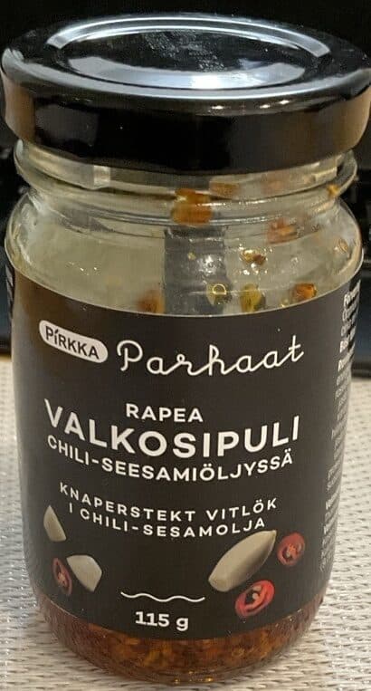 Pirkka Rapea Valkosipuli Chili-seesamiöljyssä packshot