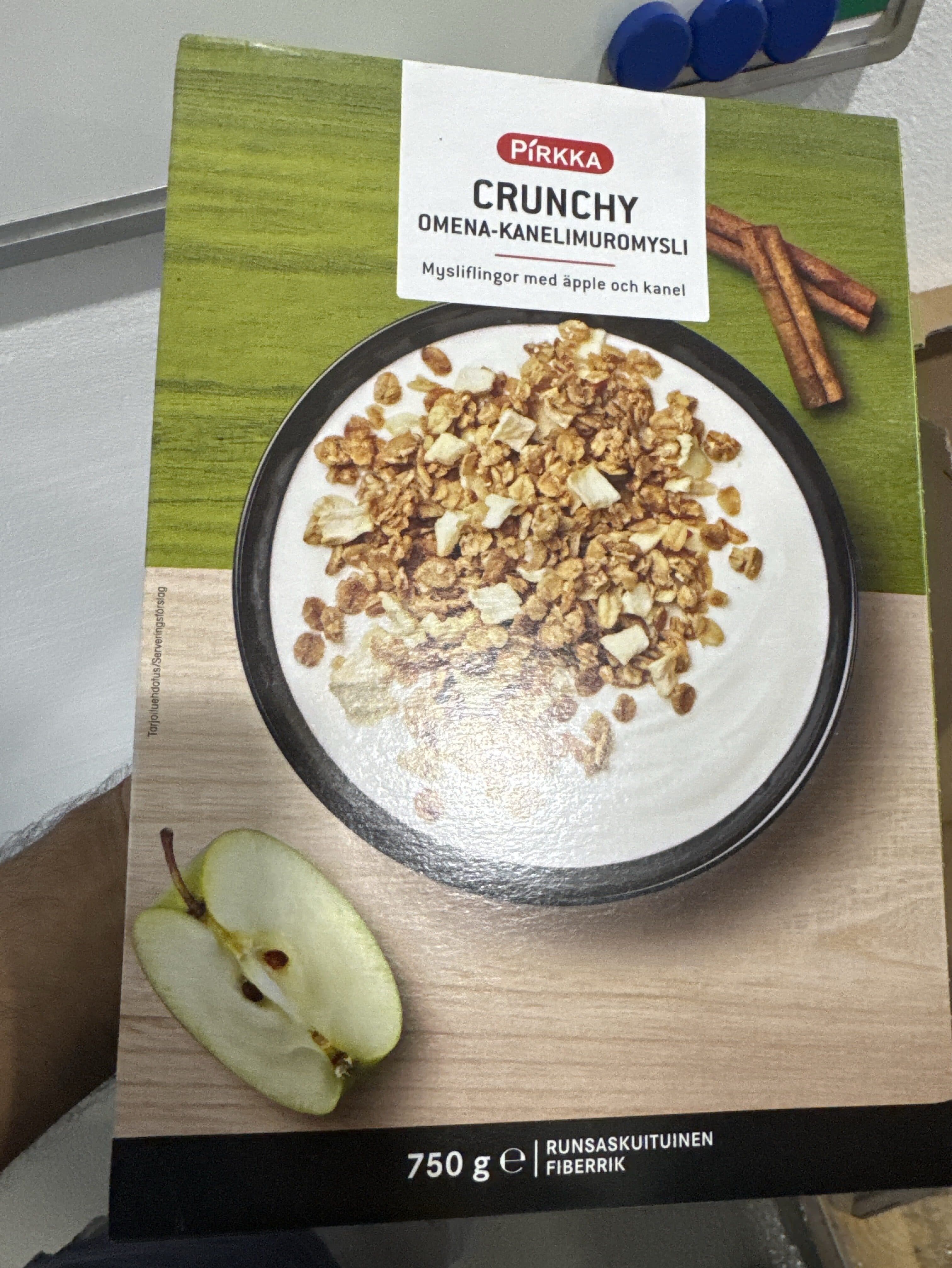 Open Food Facts Crunchy omena-kanelimuromysli packshot