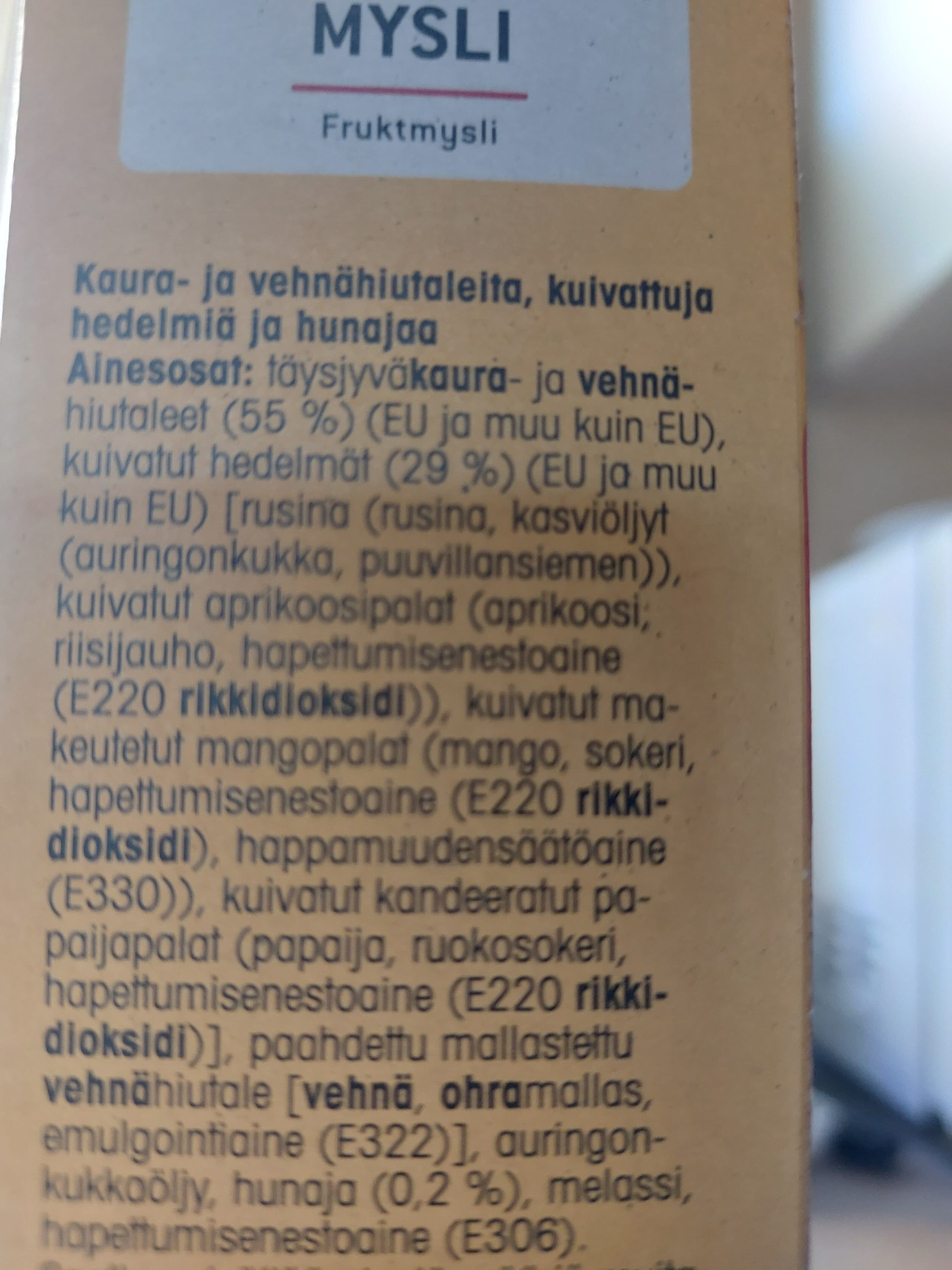 Pirkka Hedelmämysli packshot