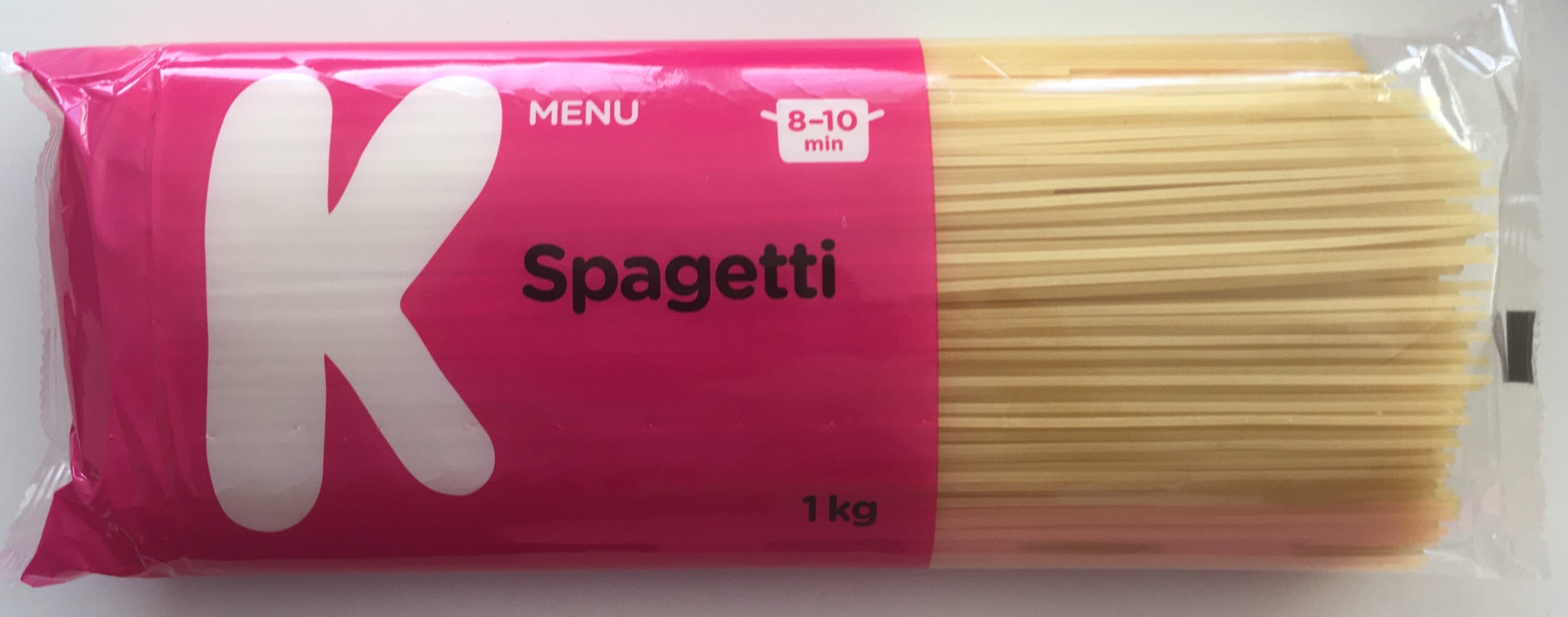 K-Menu Spaghetti packshot