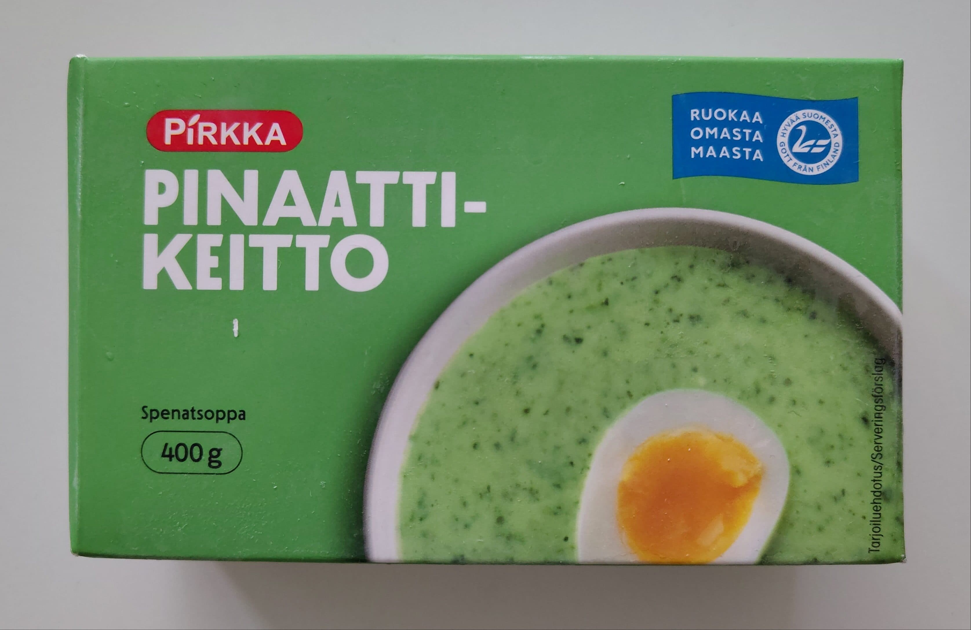 Pirkka Pinaattikeitto packshot
