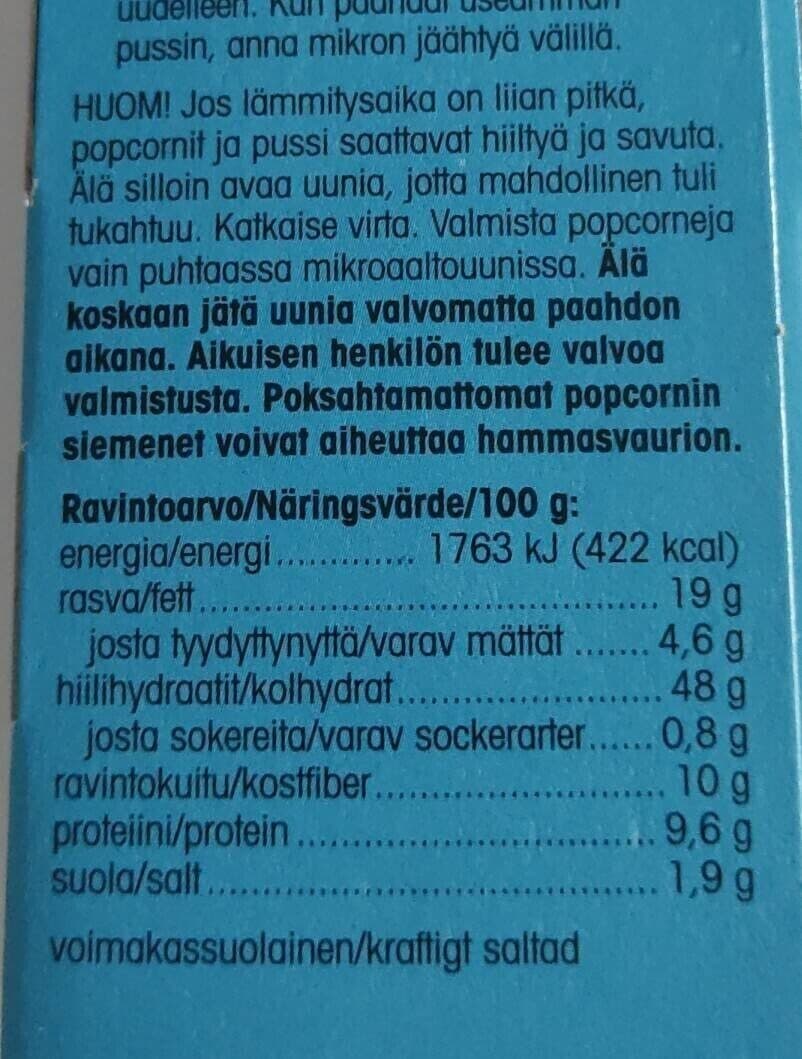 Pirkka MIKRO- POPCORN packshot