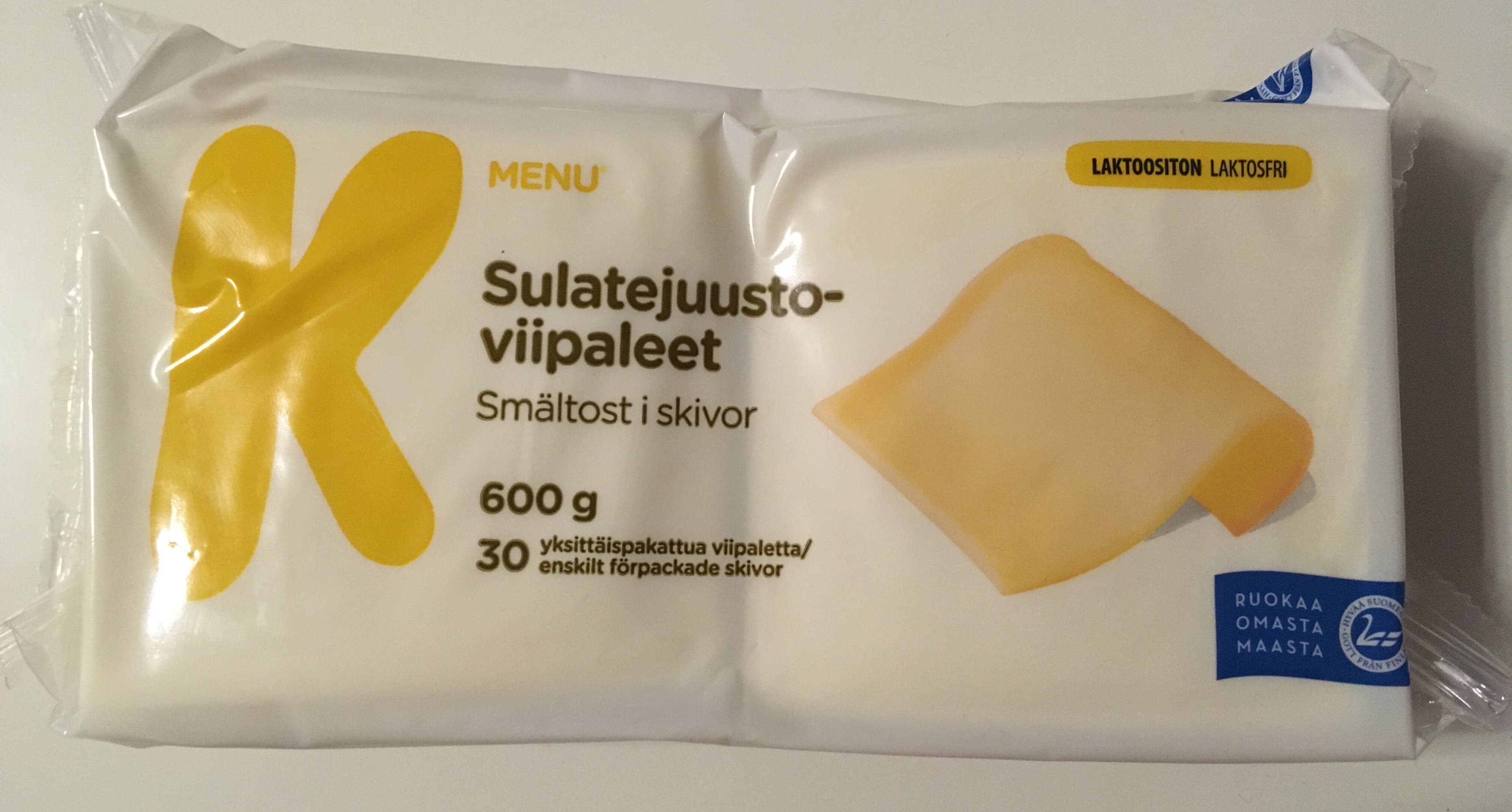 K-Menu Sulatejuustoviipaleet packshot