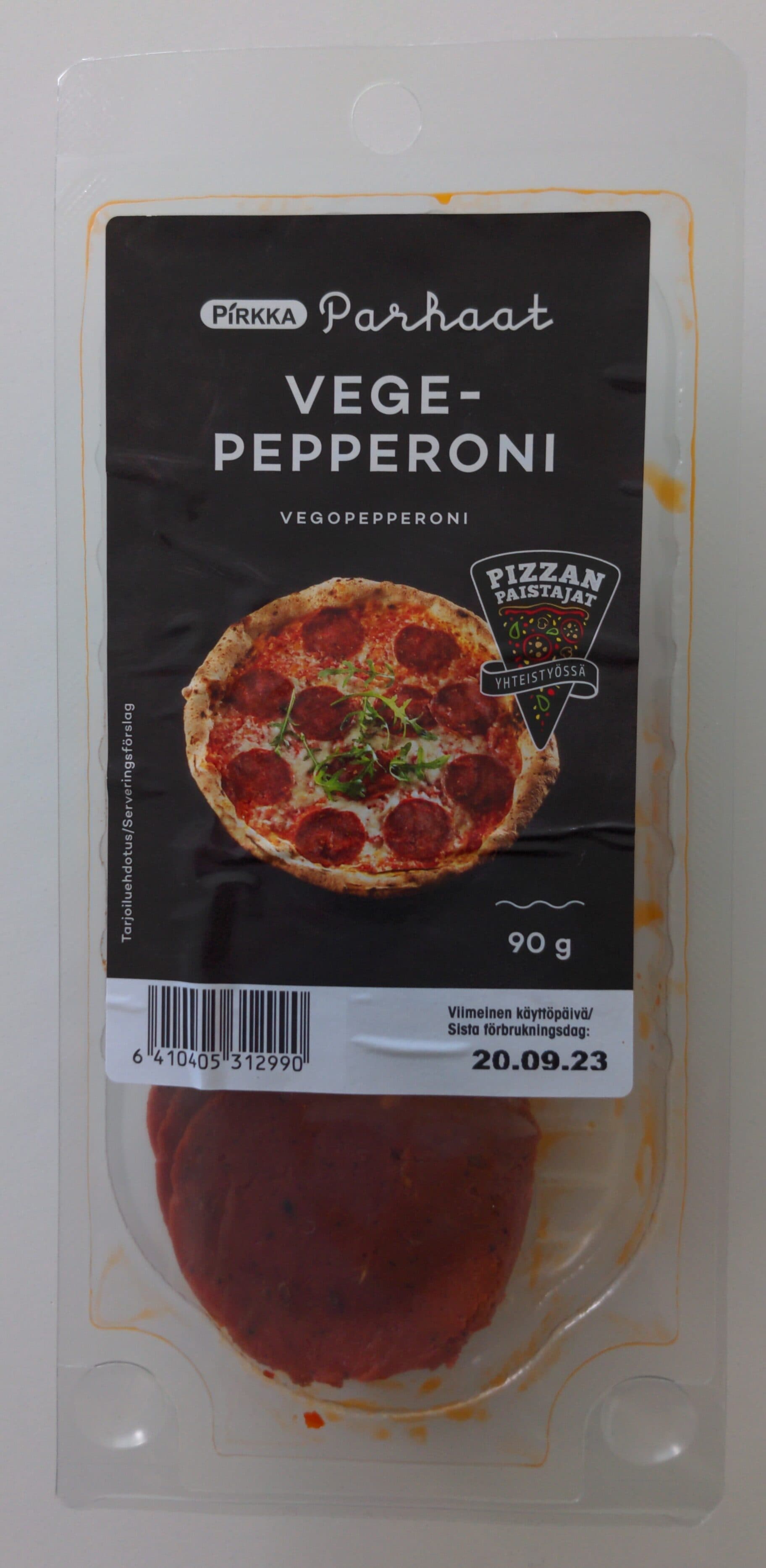 Pirkka Vegepepperoni packshot