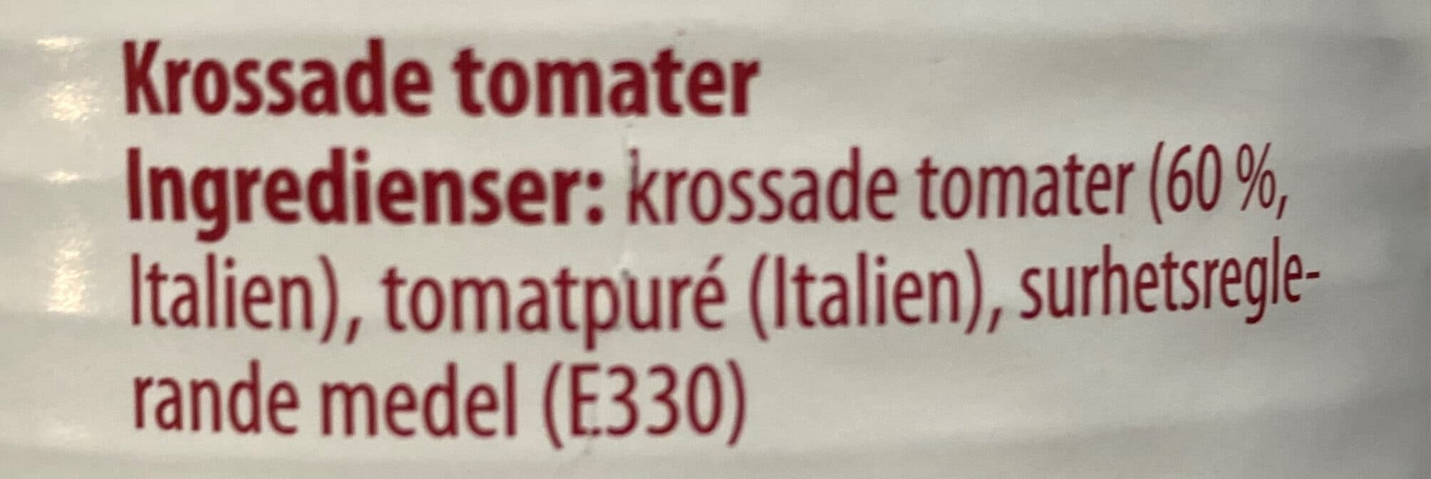 K-menu Tomaattimurska packshot