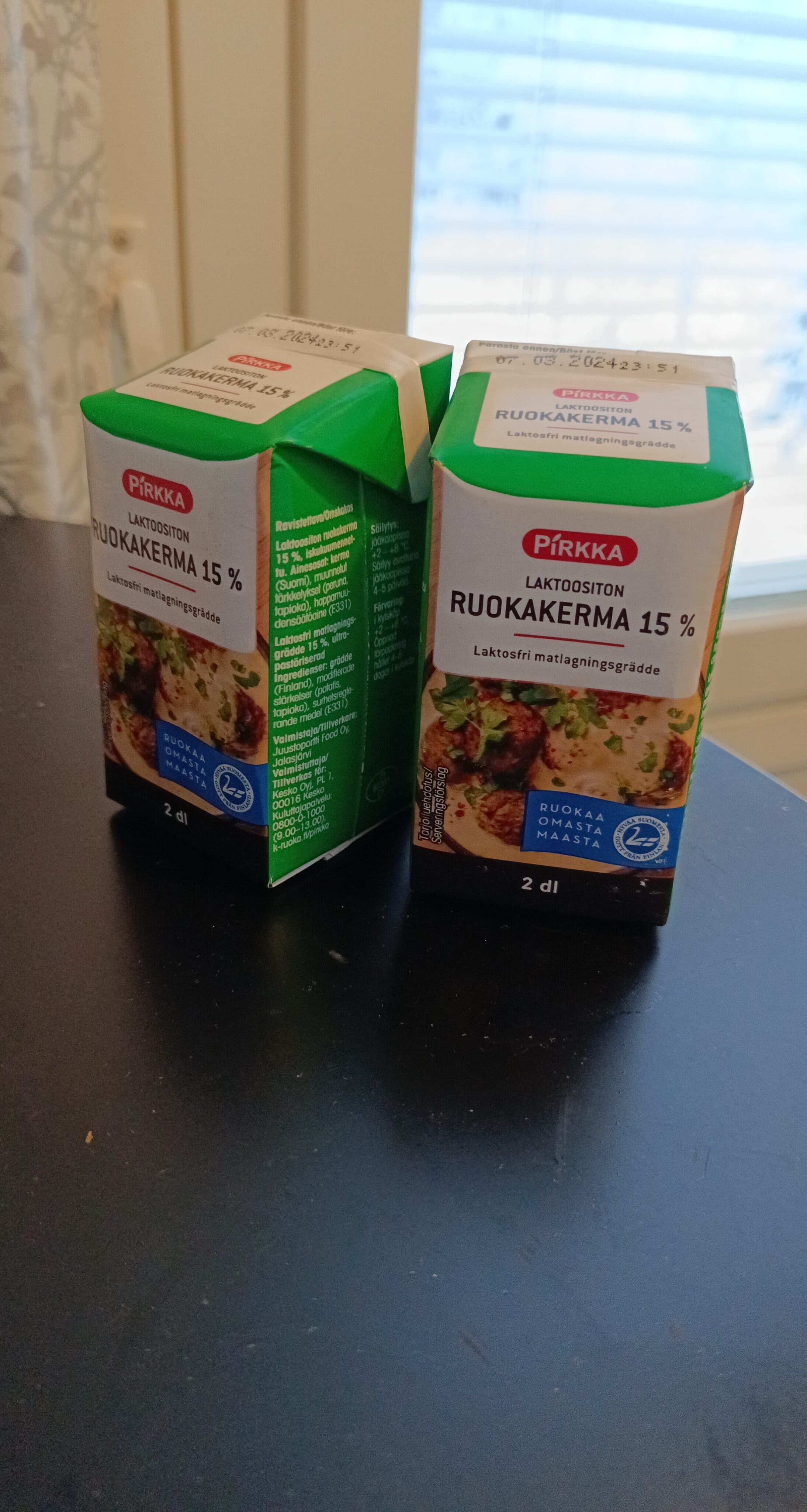 Pirkka Pirkka laktoositon ruokakerma 15% packshot