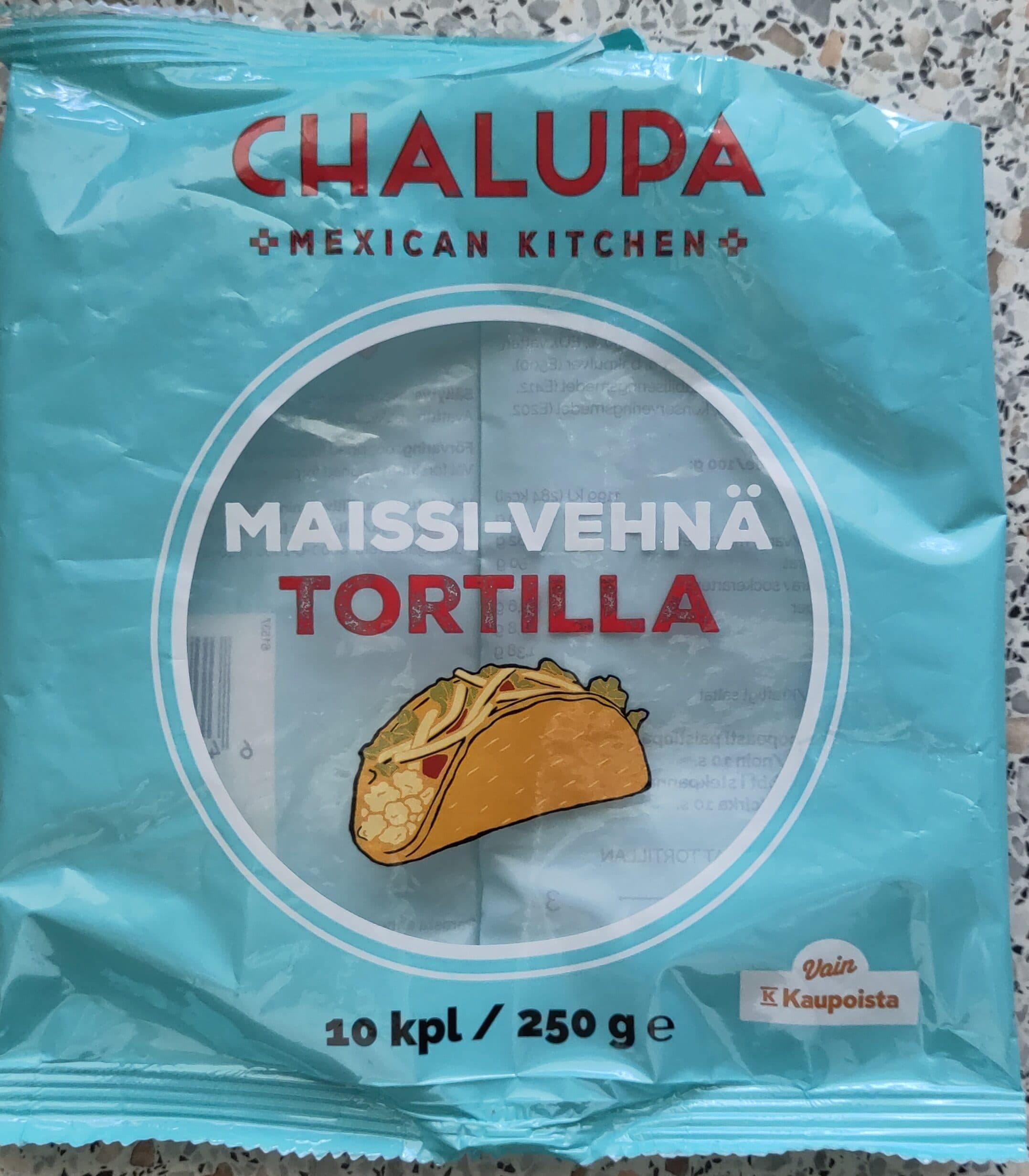 Chalupa Maissi-vehnätortilla packshot
