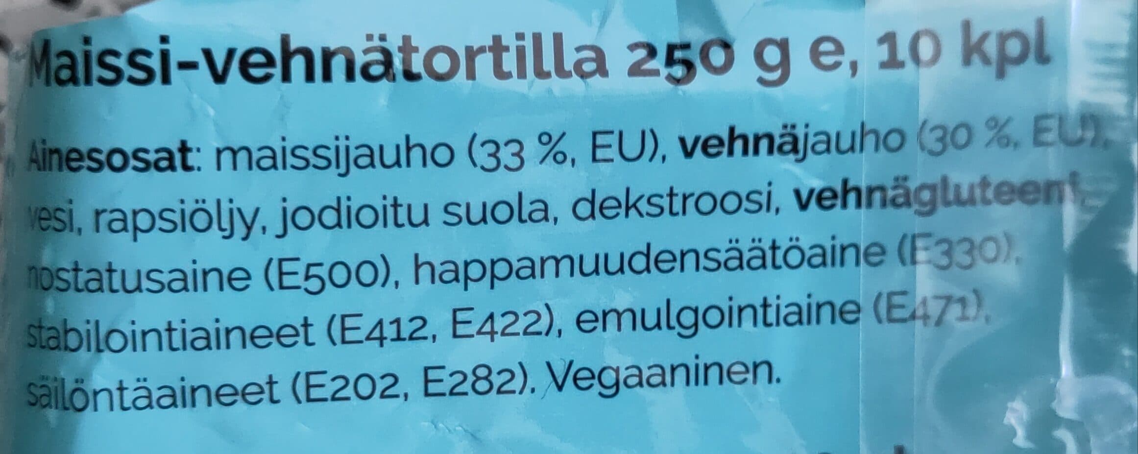 Chalupa Maissi-vehnätortilla packshot