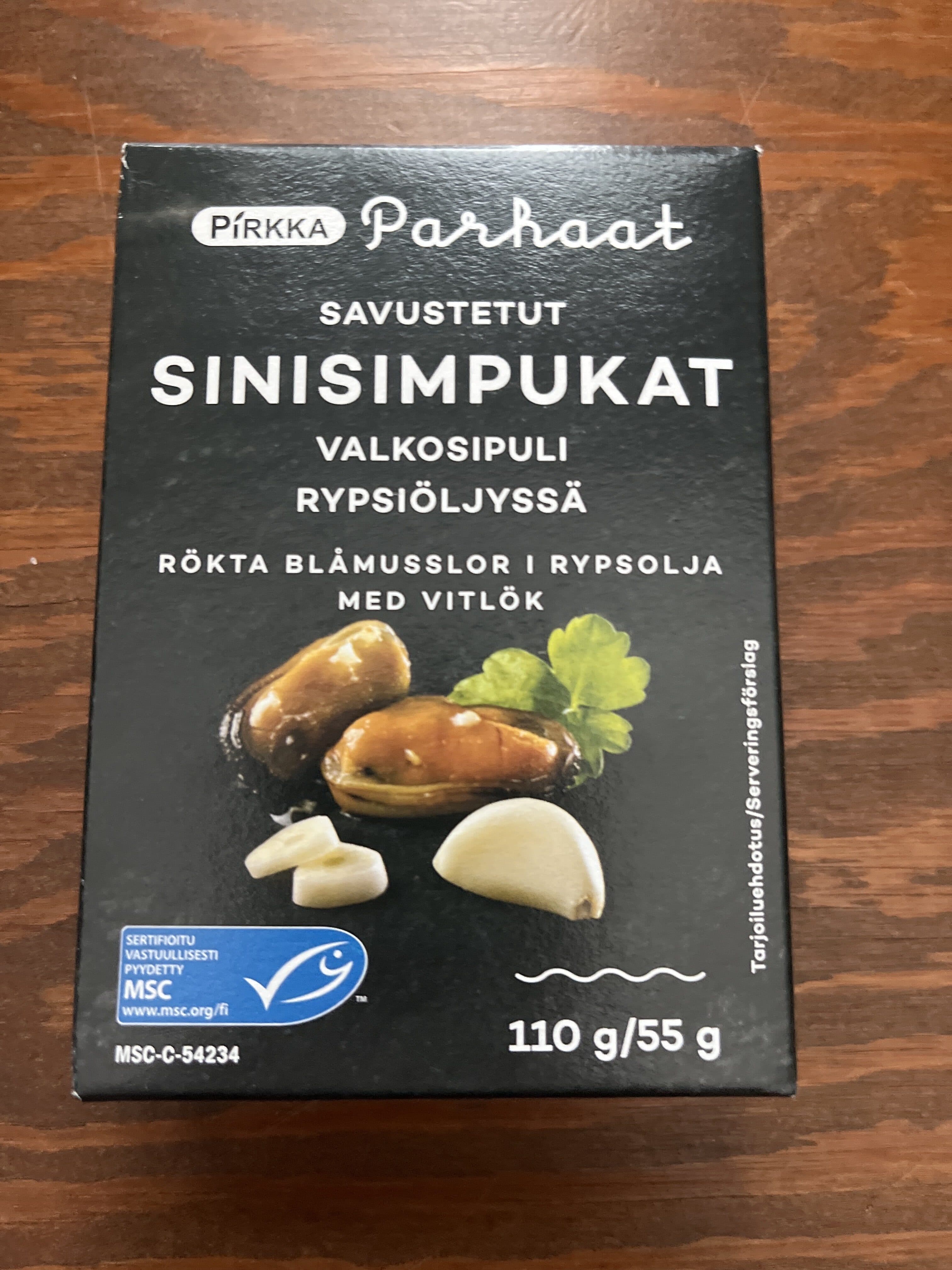 Pirkka Parhaat Savustetut Sinisinpukat packshot