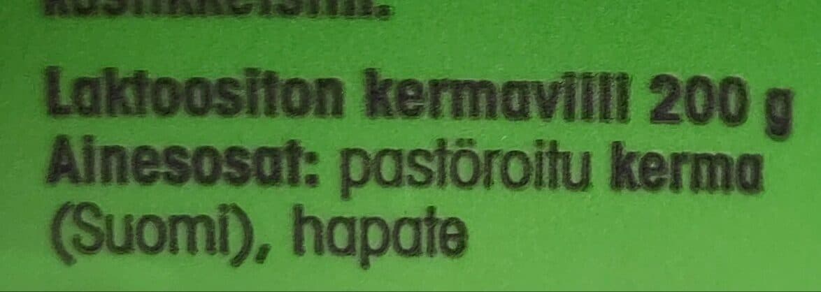 Pirkka Kermaviili, laktoositon packshot