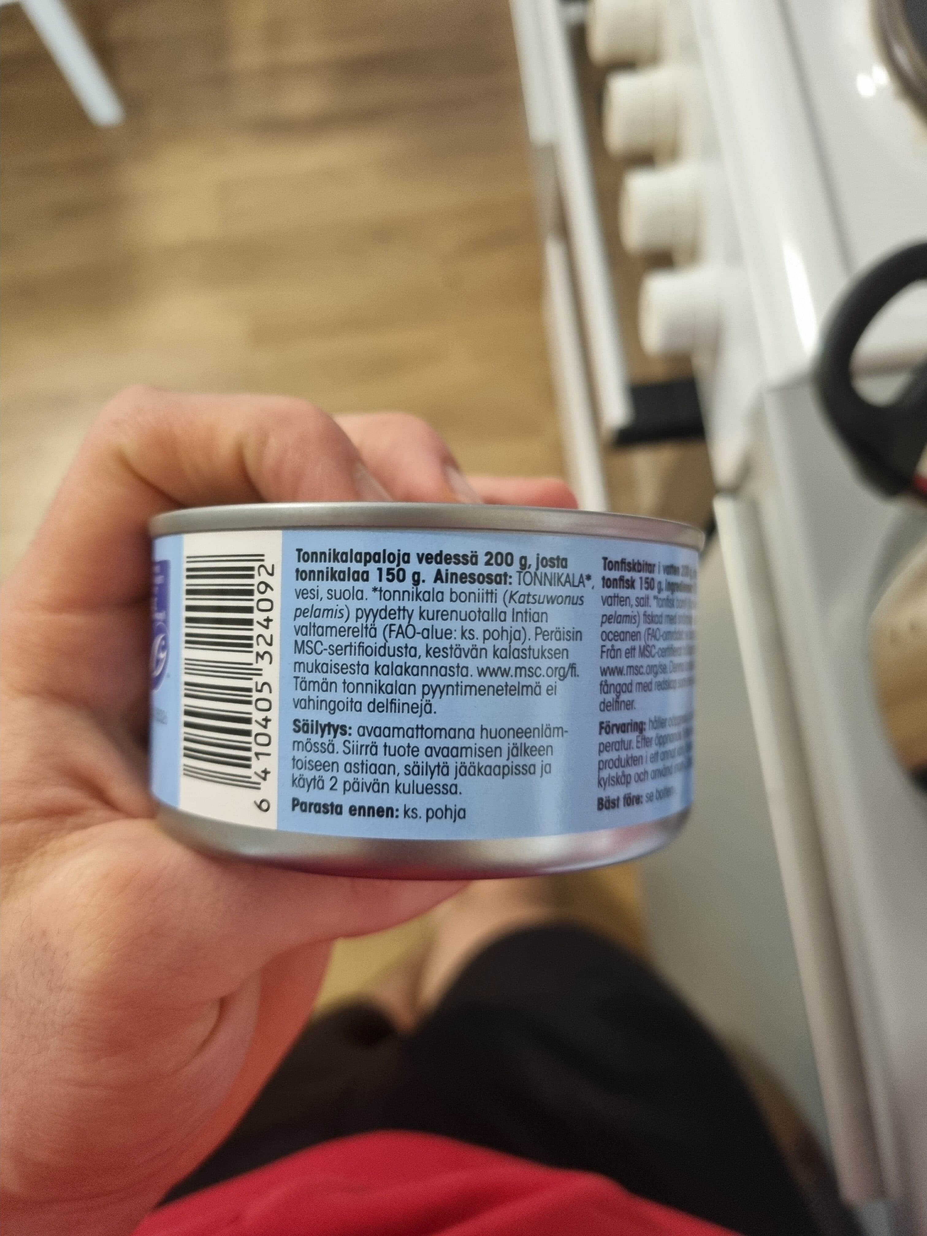 Pirkka Tonnikalapalat Vedessä packshot