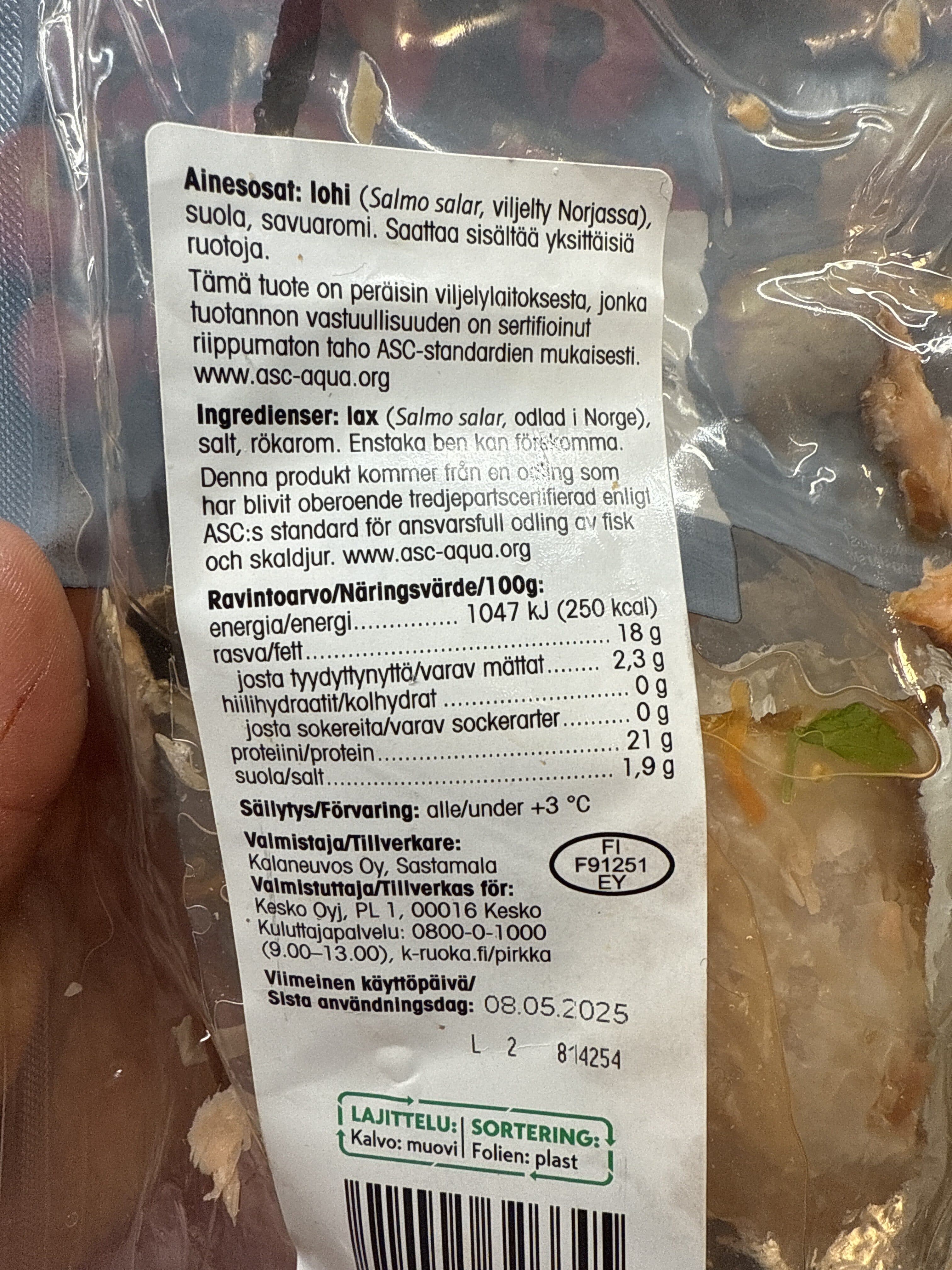 Pirkka Savulohi-fileepala packshot
