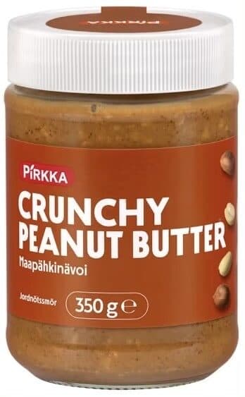 Pirkka Crunchy Peanut Butter packshot