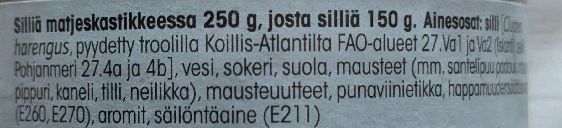 Pirkka Herkkusilli matjeskastikkeessa packshot