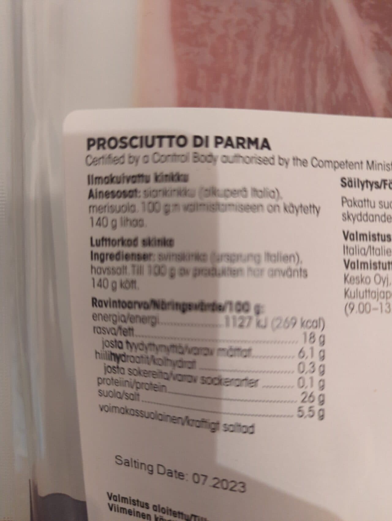Parma Prosciutto Di Parma packshot