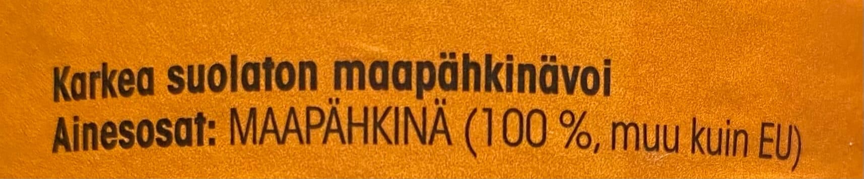 Pirkka 100% Crunchy Peanut Butter packshot
