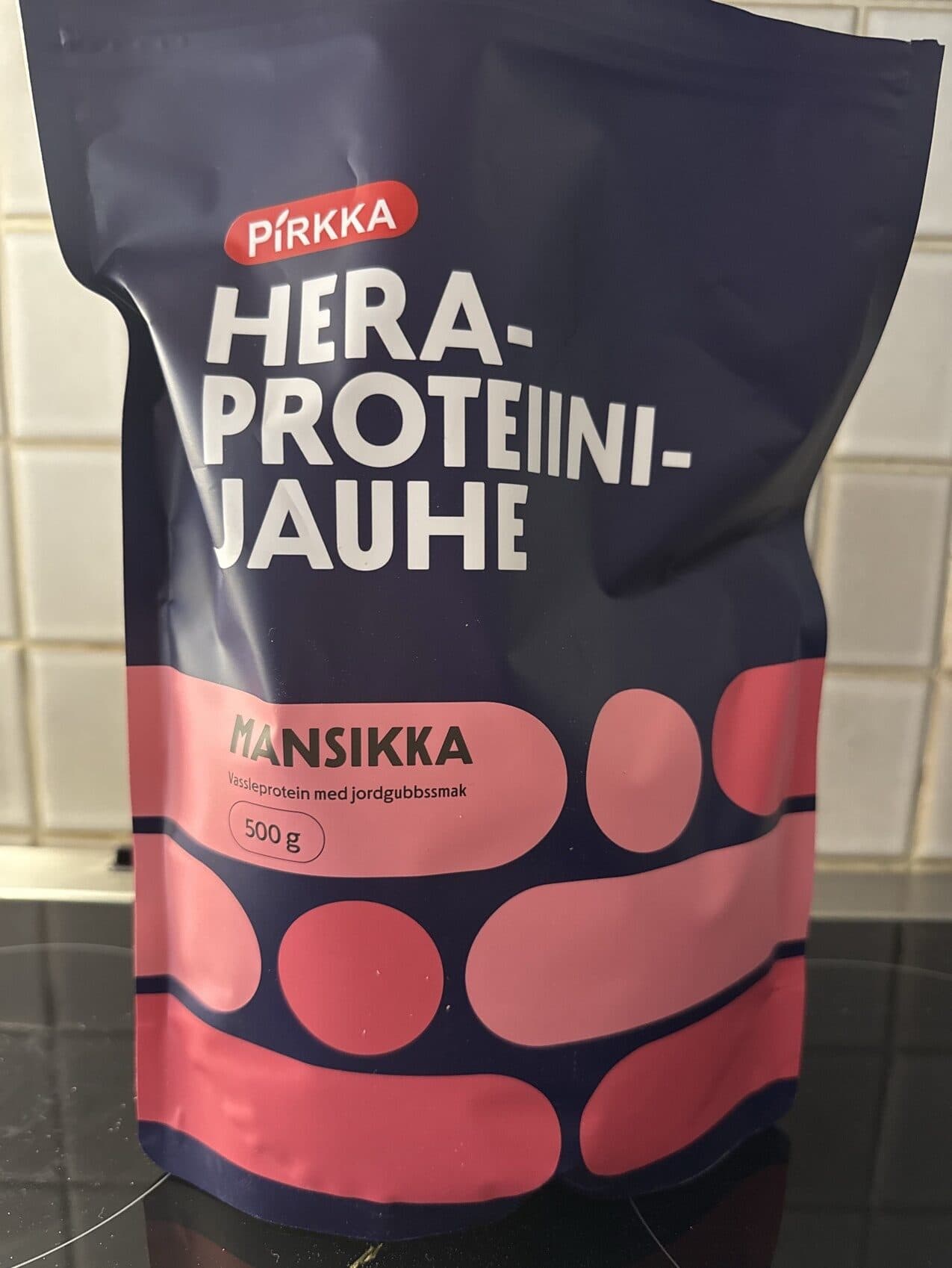 Pirkka Heraproteeinijauhe, Mansikka packshot