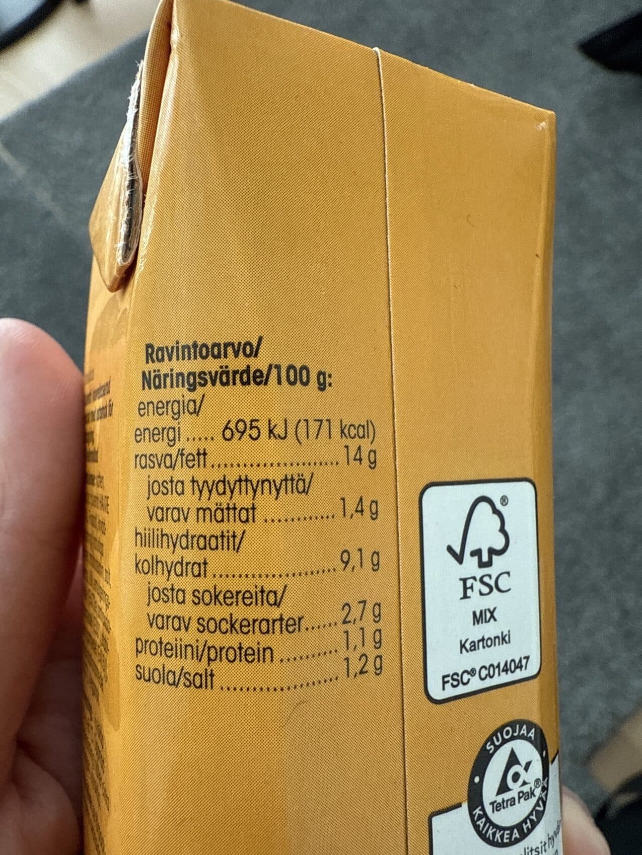 Pirkka Kauraruoka Juusto packshot