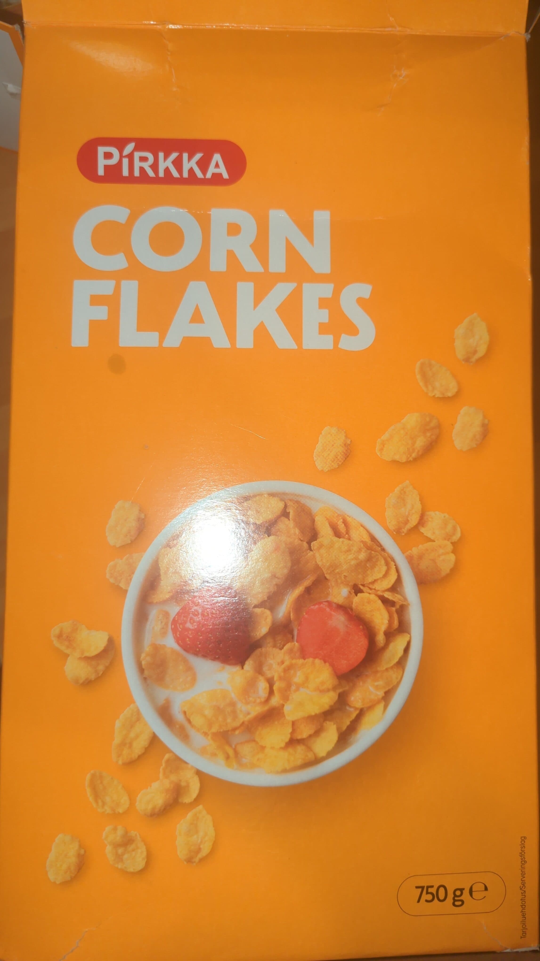 Pirkka Corn flakes packshot