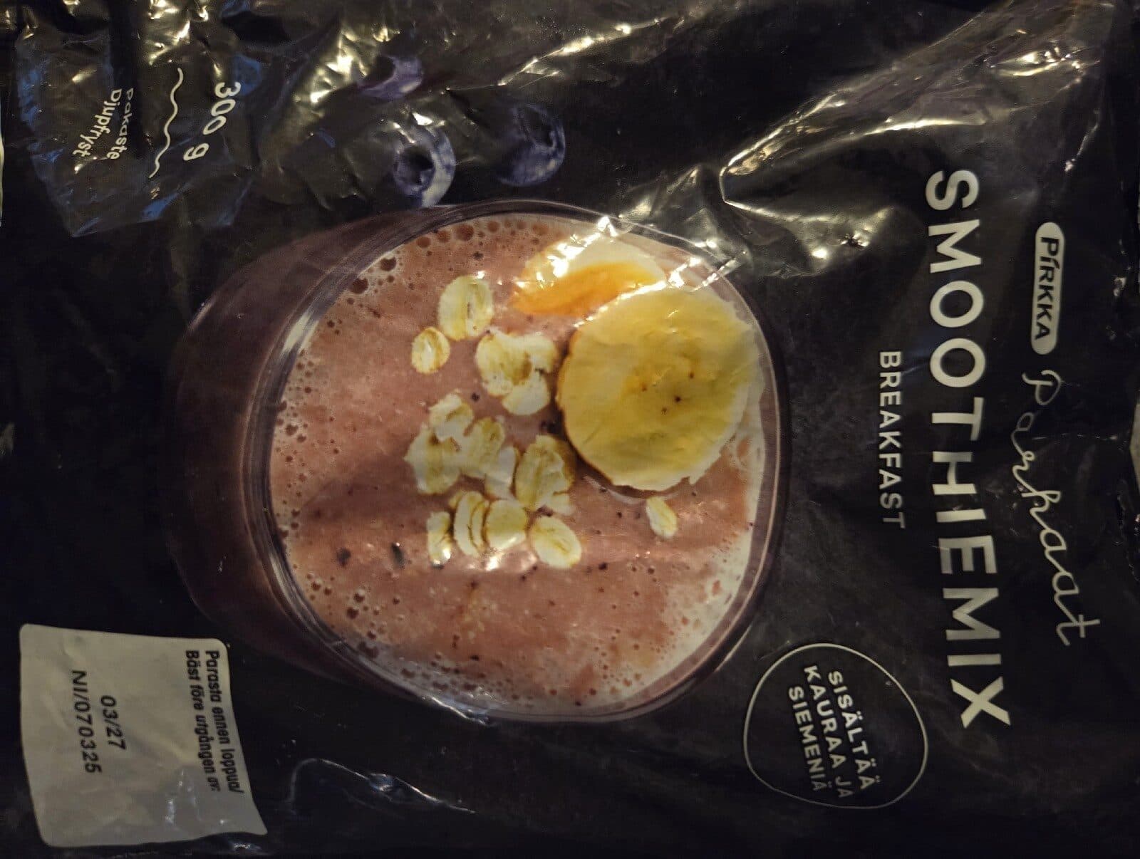 Pirkka Smoothie Mix Breakfast packshot