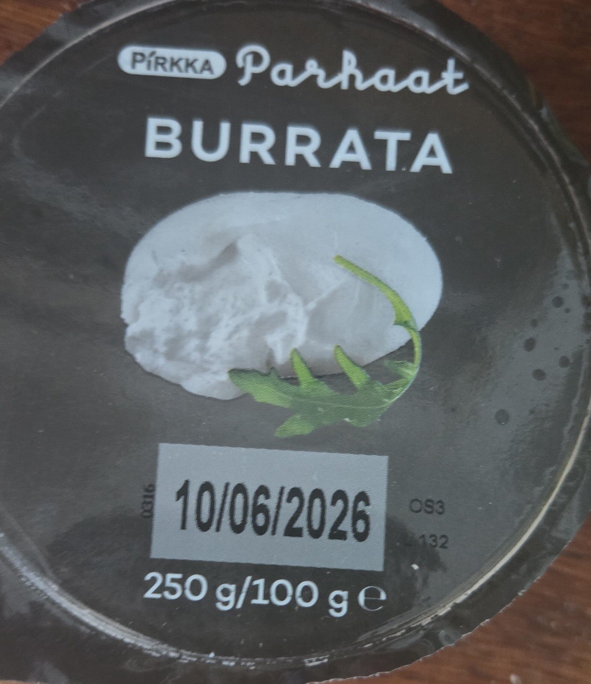 Pirkka Parhaat Burrata packshot