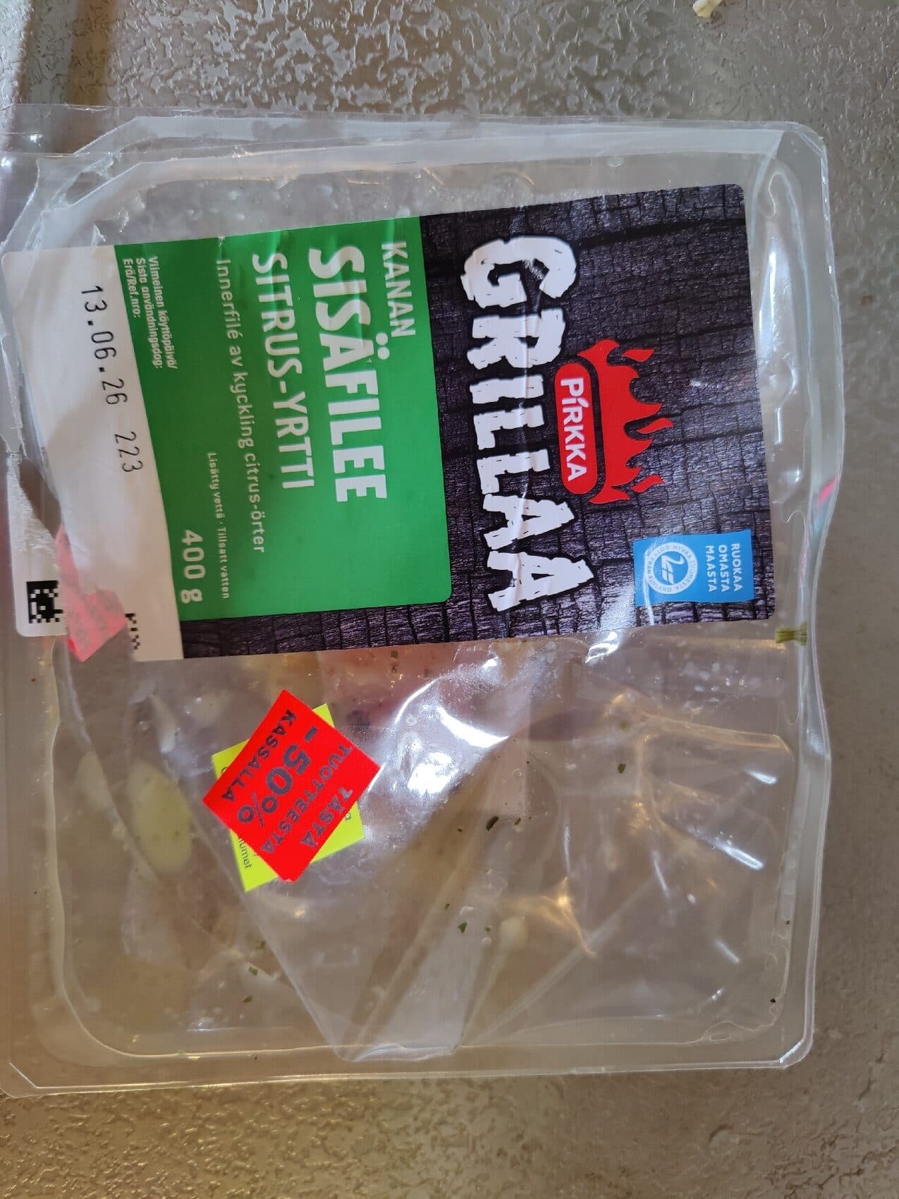Pirkka Kanan Sisäfilee Sitrus Yrtti packshot